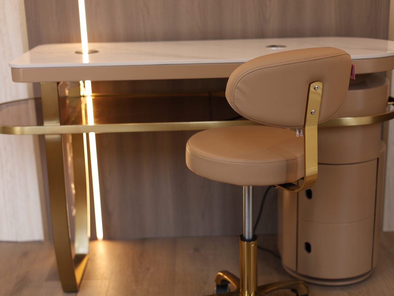 The nail desk at Rejuven8 Beauty & Bronze Co., Caversham, Reading