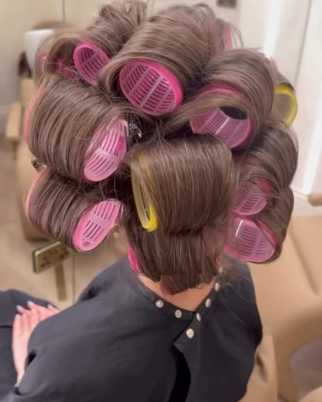 Rollers before a finish at Rejuven8 Beauty & Bronze Co.