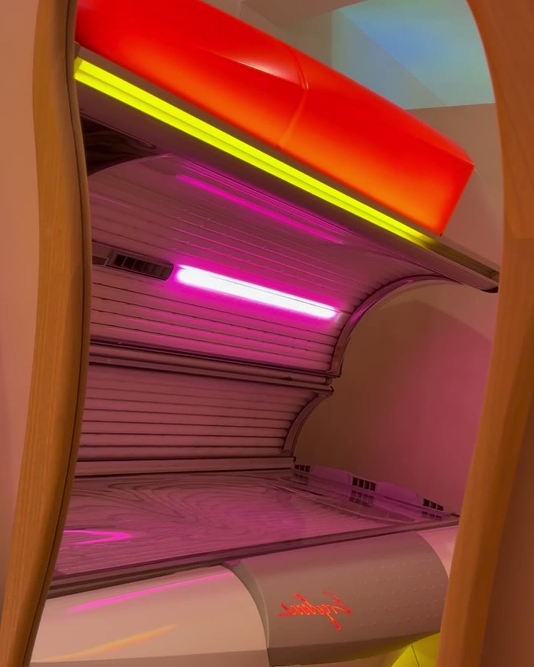 One of our four Ergoline sunbeds